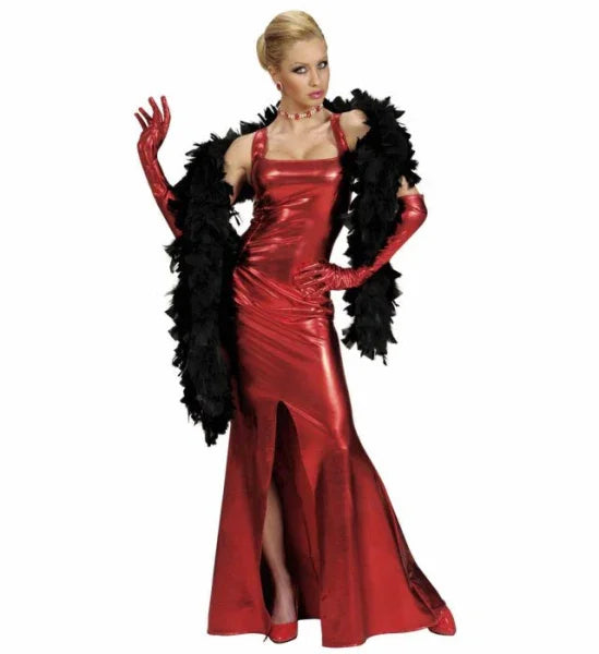 Vestido Rojo Glamour Adultos Widmann