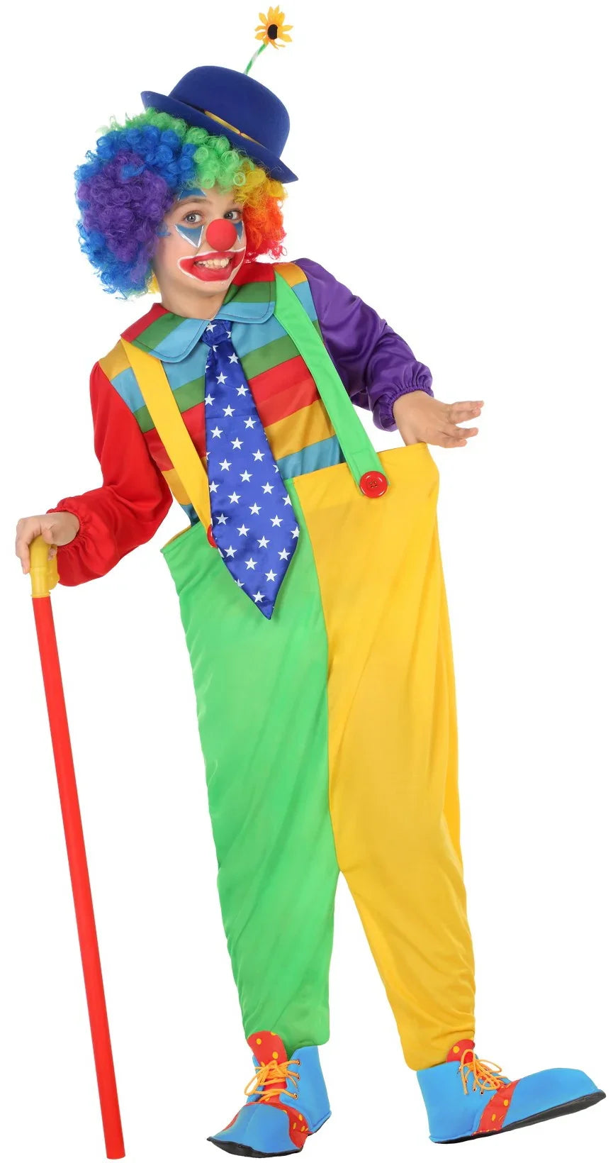Disfraces para Grupo de Payasos Multicolor Payaso Disfraces Simon