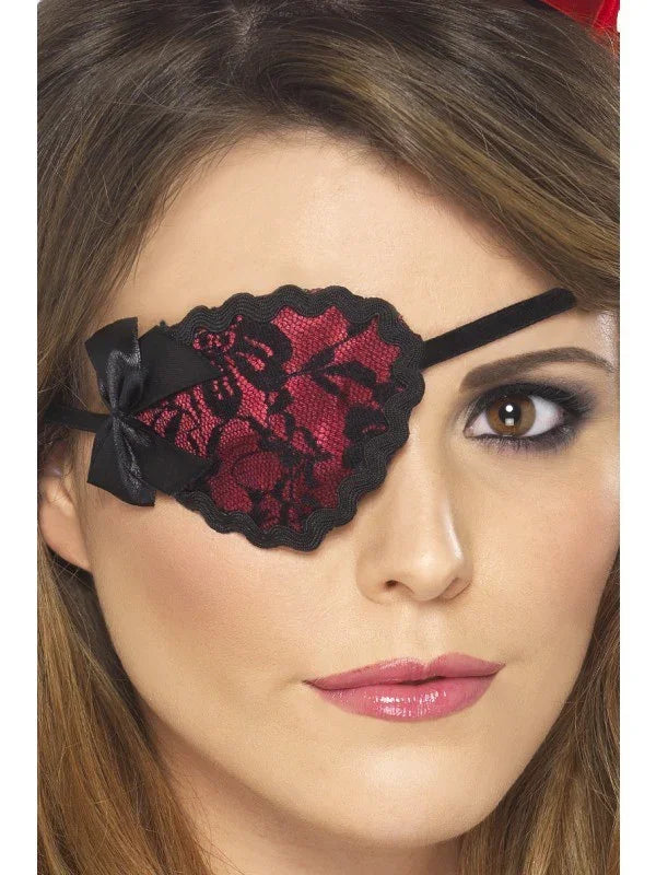 Parche Pirata Elegante para Mujer Complementos Piratas Smiffys