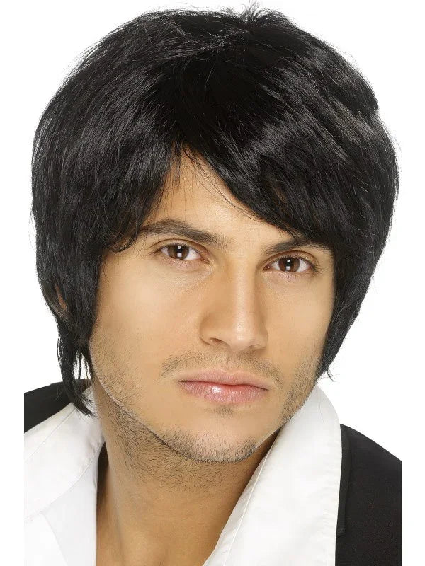 Peluca de Hombre Negra COMPLEMENTOS Smiffys
