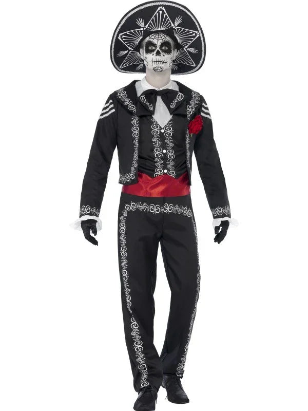 Disfraz de La Muerte Mexicana para Hombre Adultos Smiffys