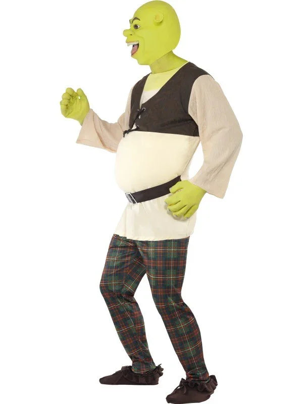 Disfraz de Shrek con Máscara Adultos Smiffys