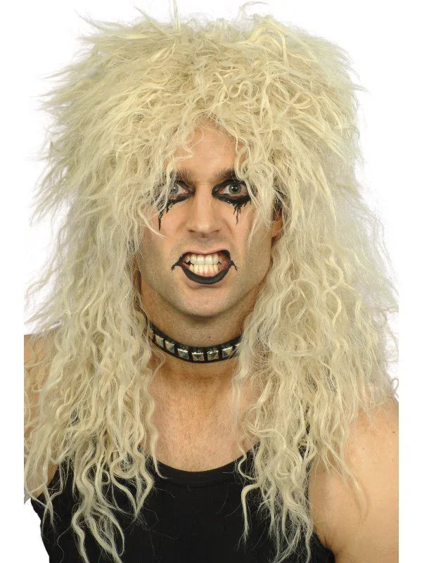 Peluca Rubia Rockero Pelucas Smiffys