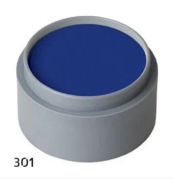 Maquillaje al Agua Profesional Grimas Maquillajes y Pinturas Grimas 301 - Azul Oscuro 15 ml