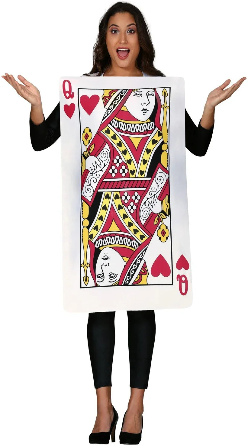 Disfraces en Pareja de Carta de Rey y Reina de Corazones Cartas Poker Disfraces Simon