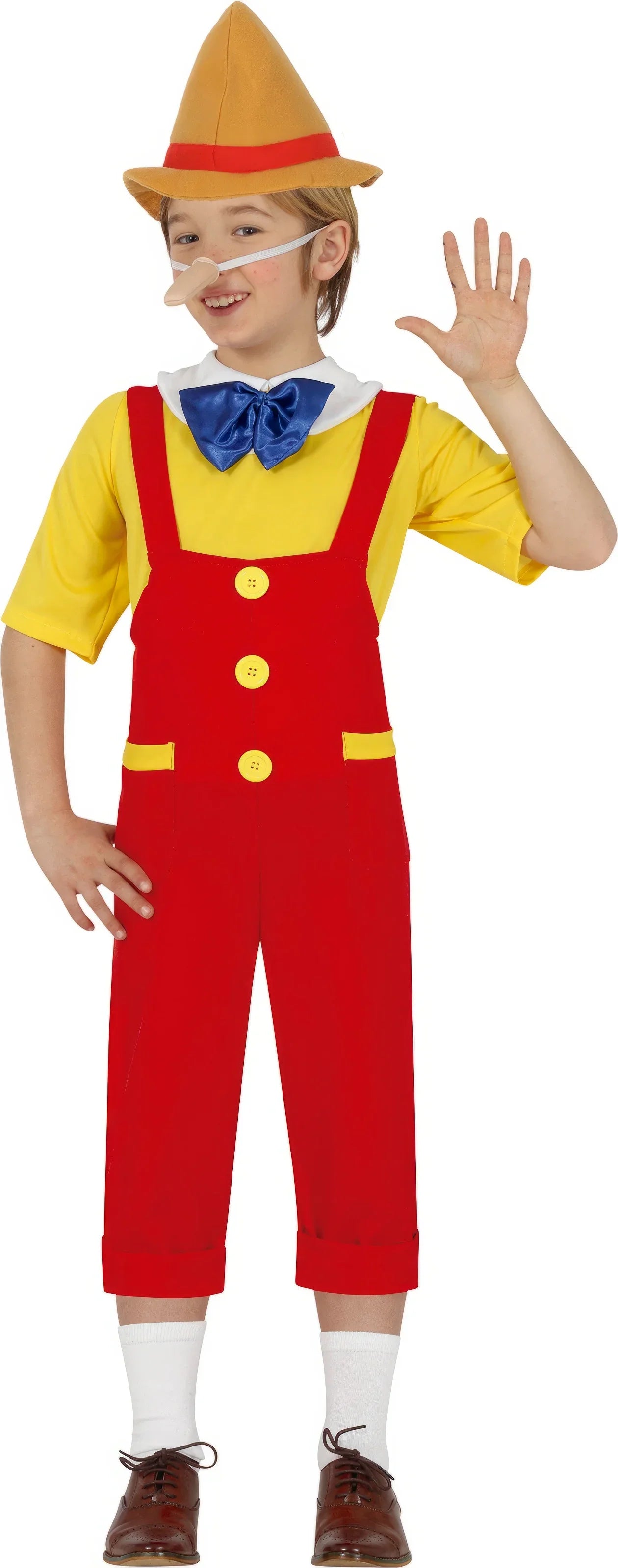 Disfraz de Marioneta Pinocho para Niño Pinocho Guirca