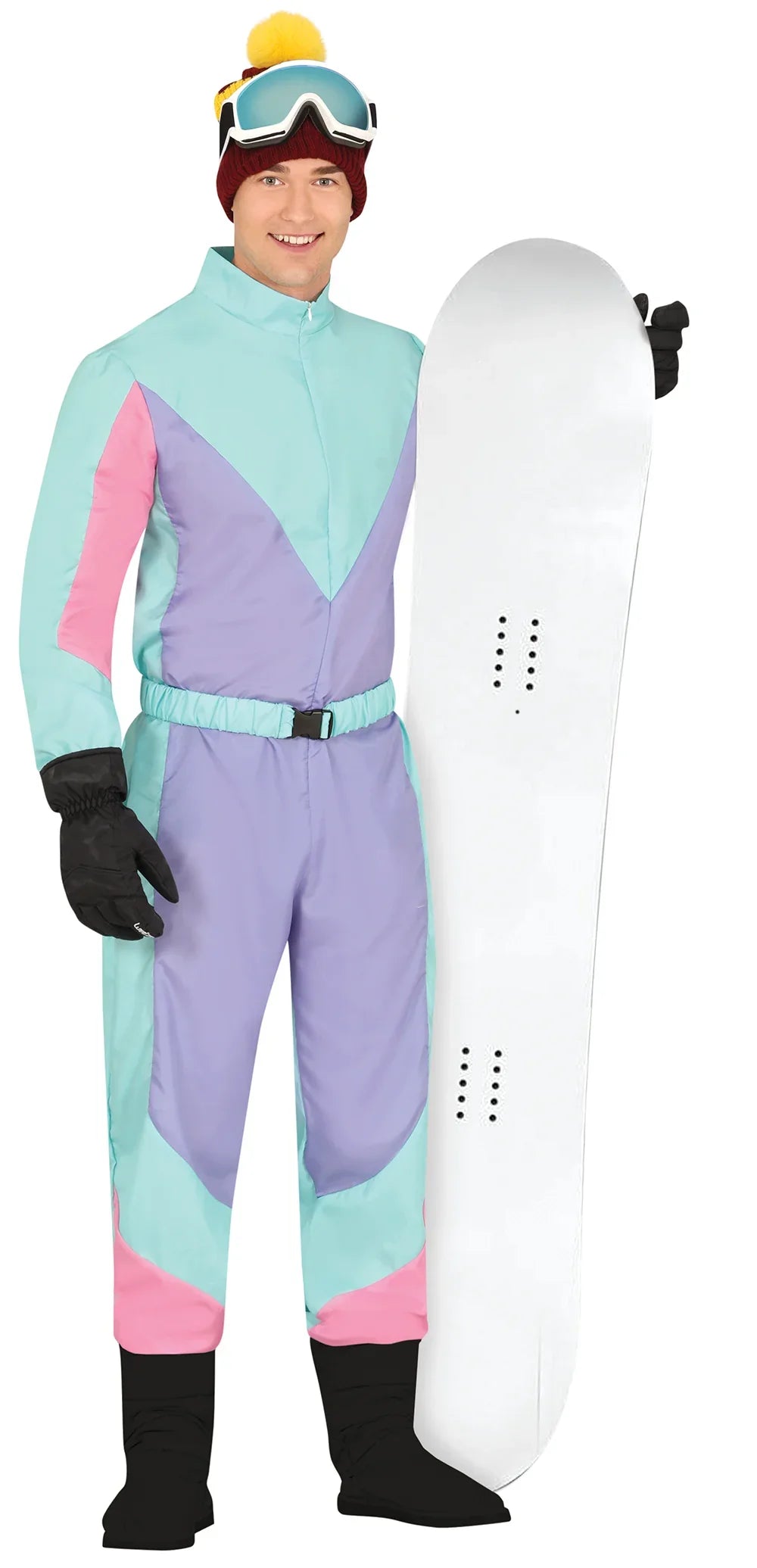 Disfraz de Snowboarder Ochentero para Hombre Deportes y Animadoras Guirca