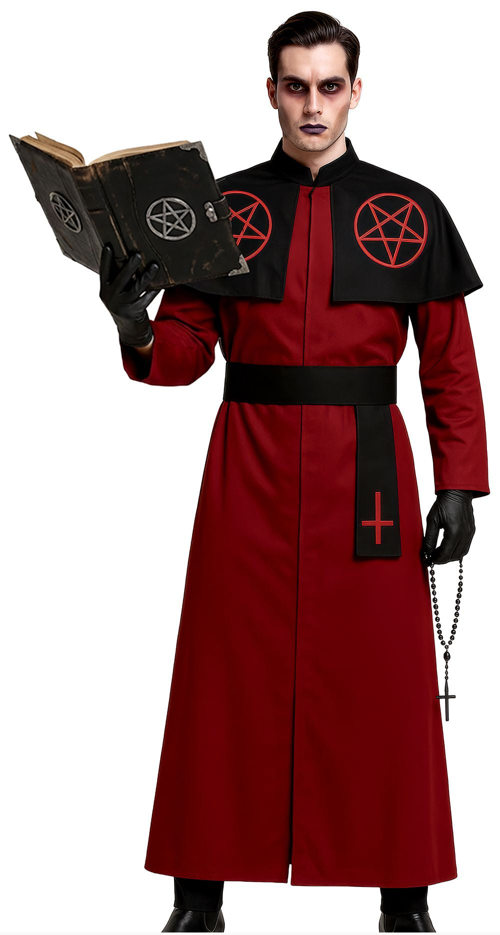 Kardinal-Satanskostüm für Herren