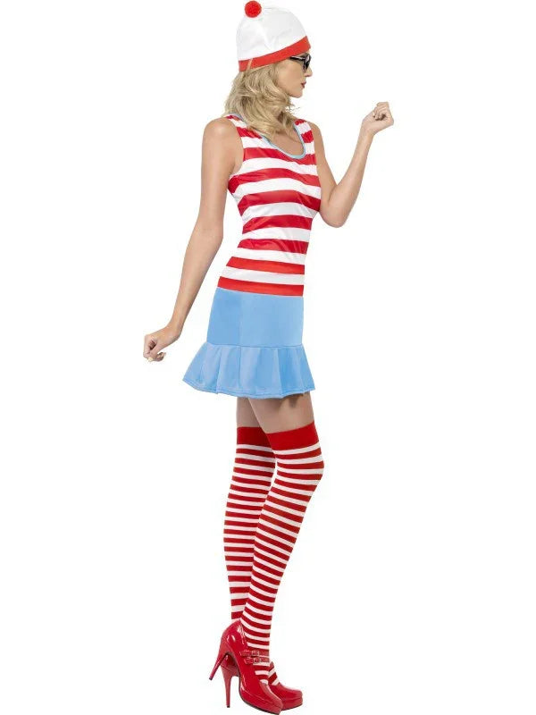 Disfraz de Wenda - Oficial ¿Donde está Wally? Dibujos Animados y Cuentos Smiffys