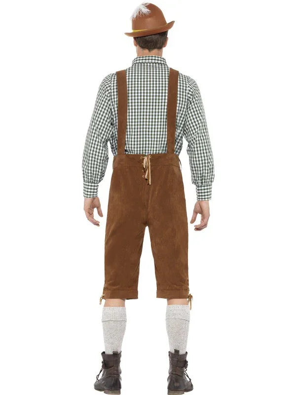 Disfraz de Tirolés Premium en Marrón Tiroleses Oktoberfest Smiffys