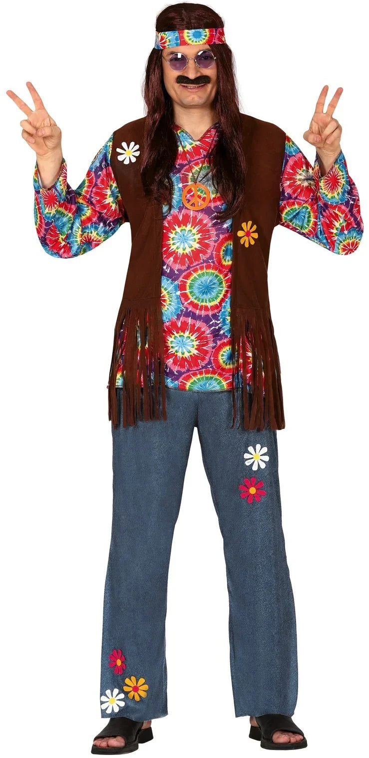 Disfraces para Grupo de Hippies Floreados Hippie Disfraces Simon