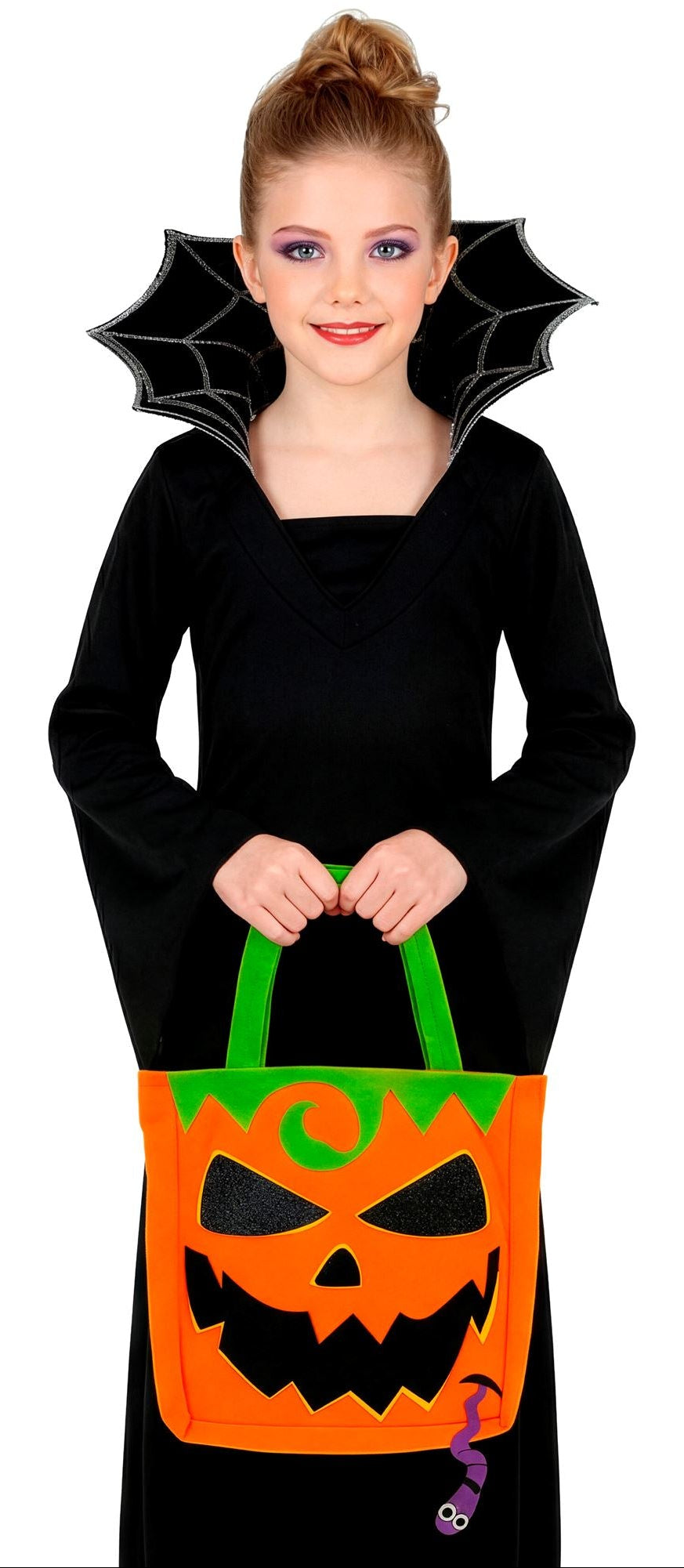 Kinder-Halloween-Taschenset "Trick or Treat" Kürbis