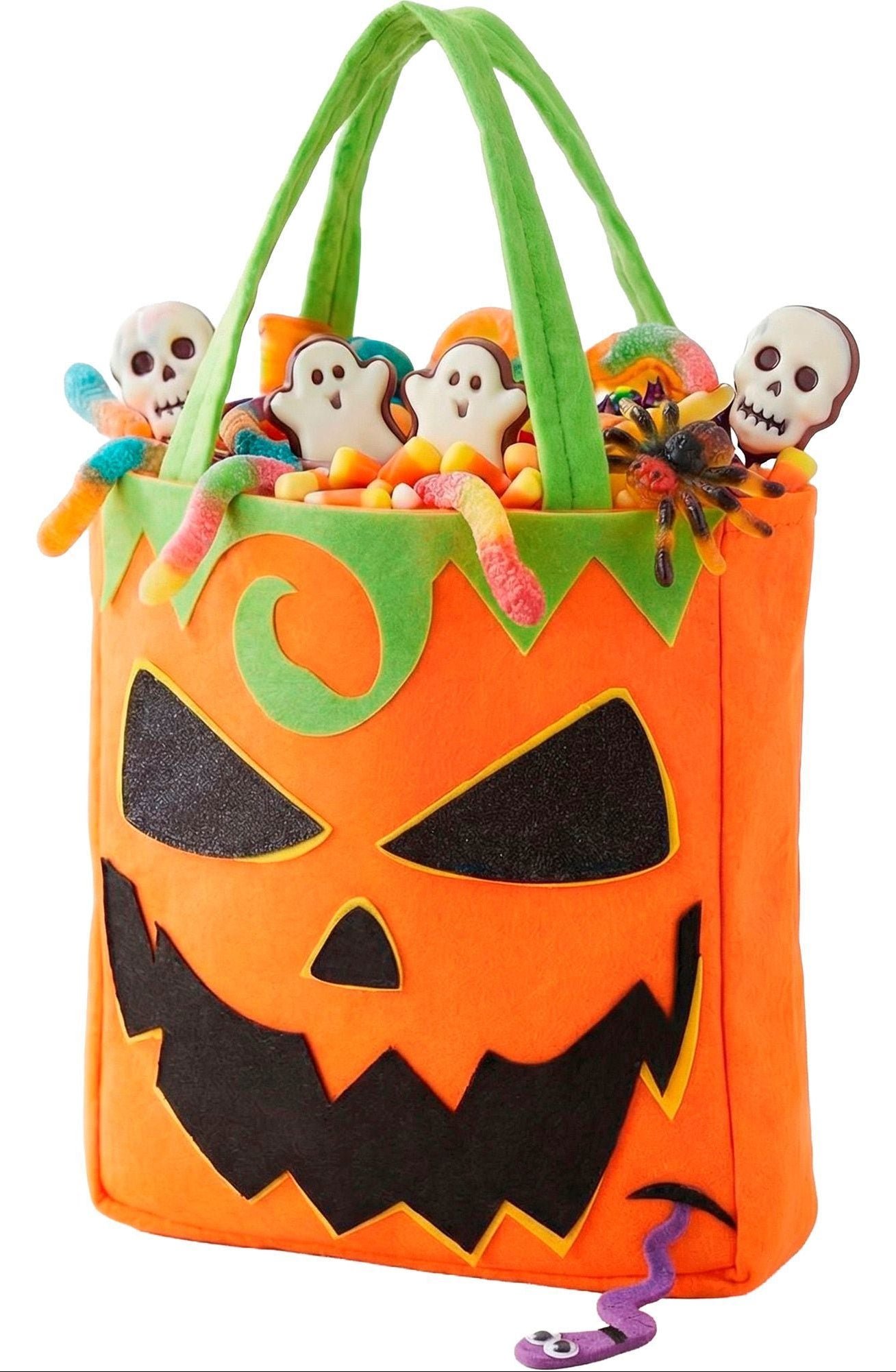 Kinder-Halloween-Taschenset "Trick or Treat" Kürbis