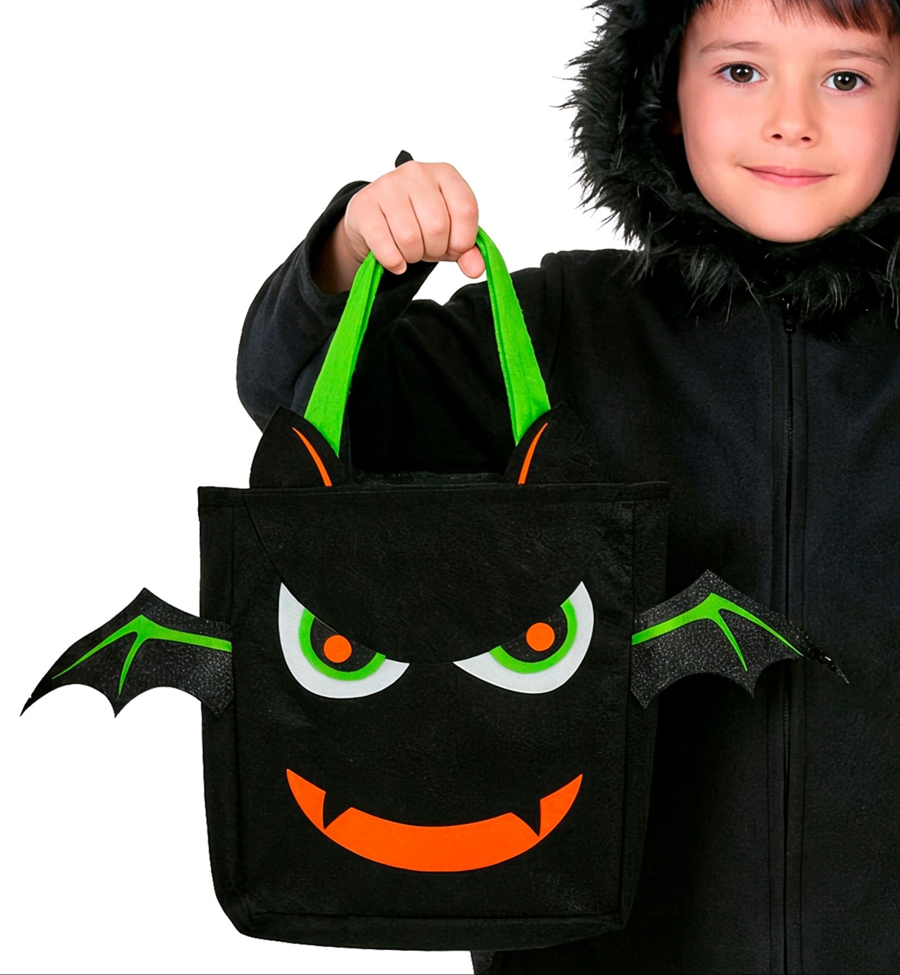 Halloween-Taschen "Trick or Treat" Fledermaus Kinder