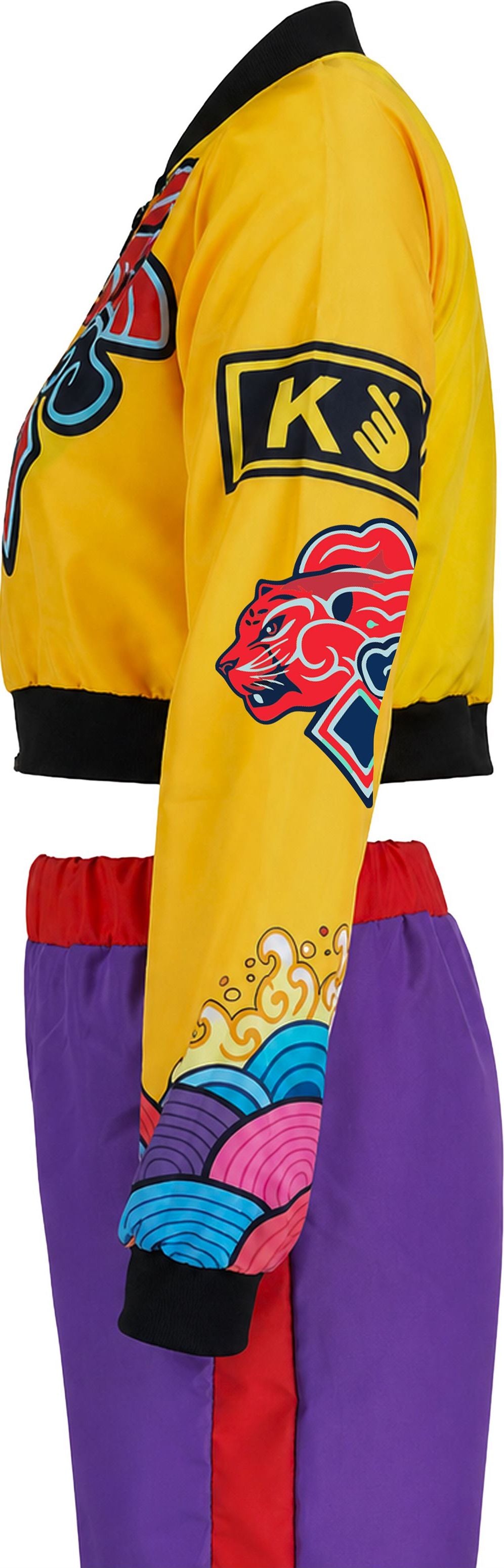 Rumi Basic Bomber-K-Pop-Damenkostüm