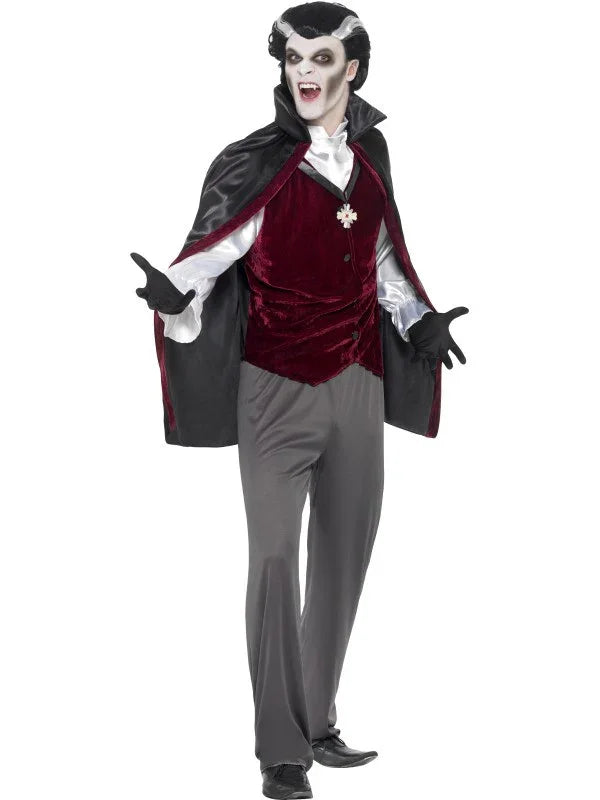 Disfraz de Drácula para hombre Disfraces Halloween Smiffys