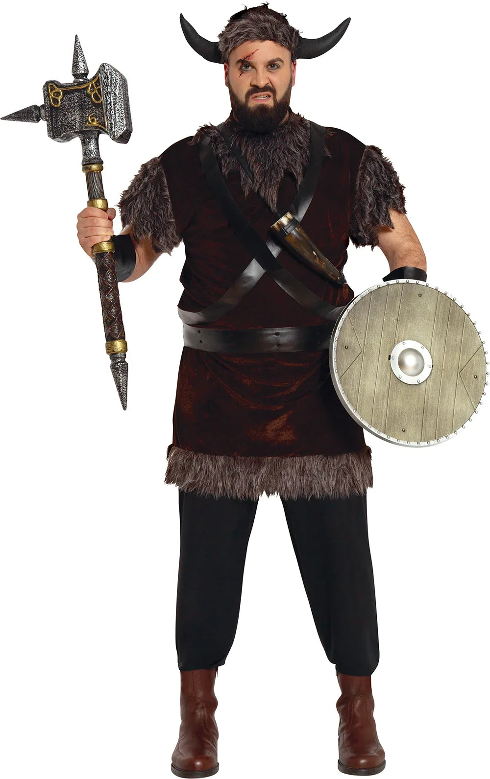 Disfraz de Vikingo Salvaje para Hombre Vikingo Guirca XL