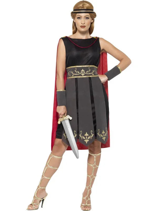 Disfraz de Gladiadora Romana para Mujer Romanos y Griegos Smiffys
