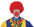 Clownperücken mit bunten Locken