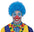 Clownperücken mit bunten Locken