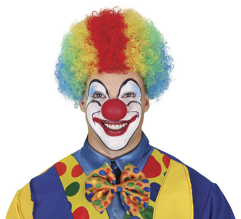 Clownperücken mit bunten Locken