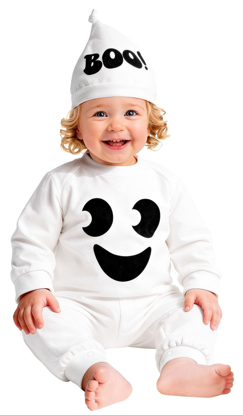 Disfraz Fantasma Sonriente para Bebé