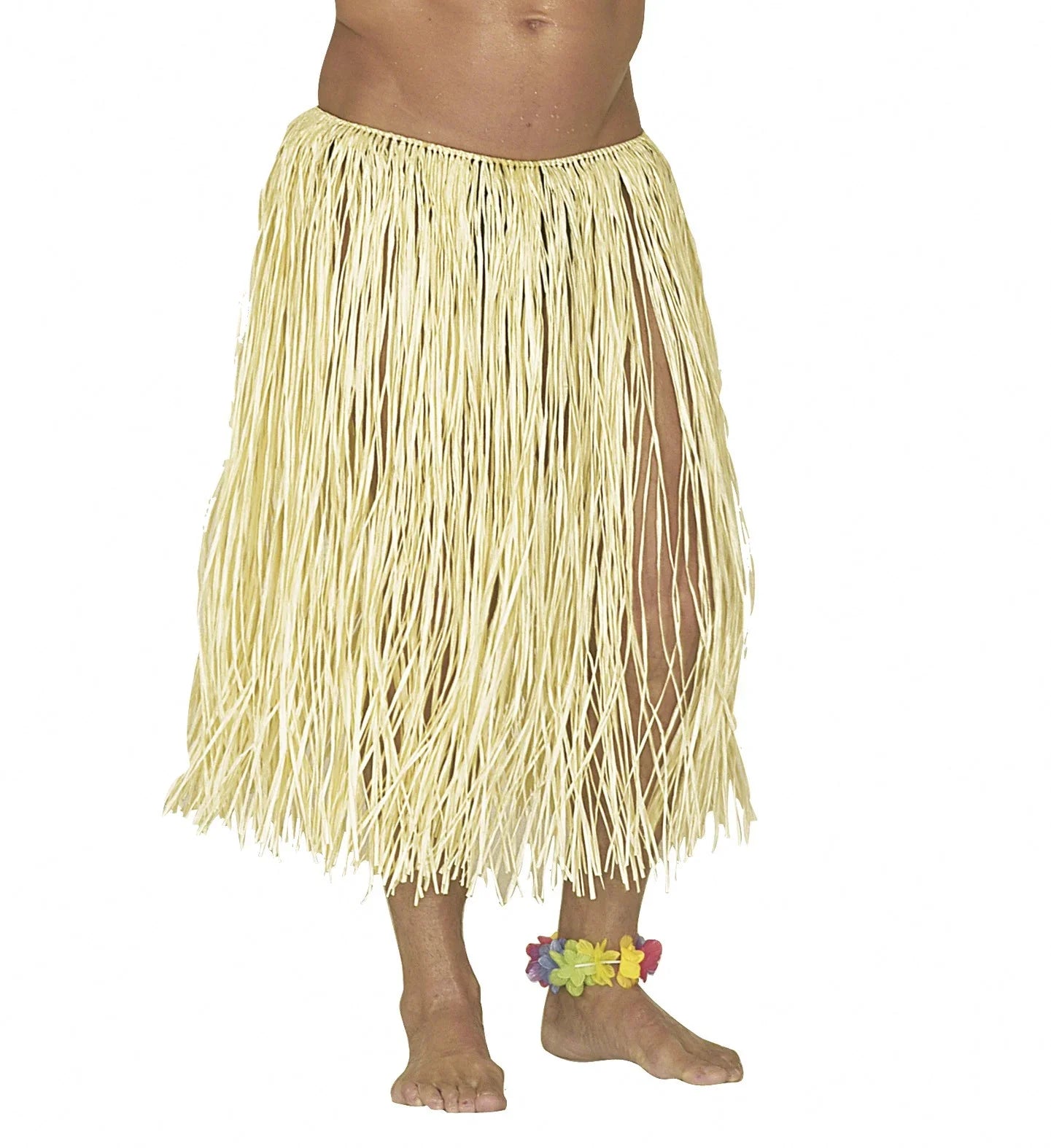 Falda Hawaiana Color Rafia Natural Faldas y Pantalones Widmann