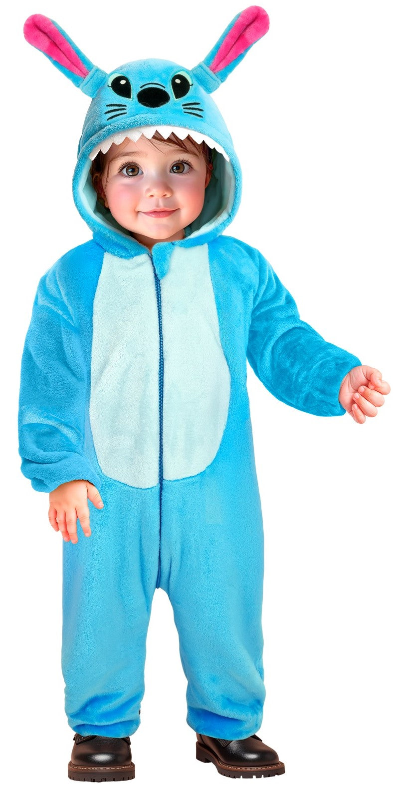 Kostüm Stitch aus Plüsch für Baby