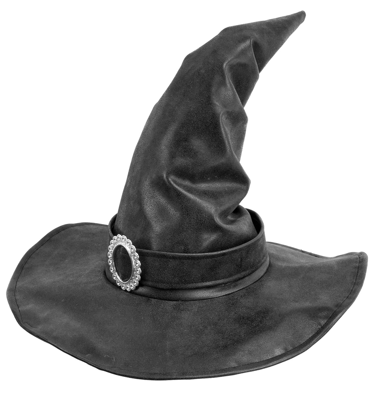 Hexenhut aus ökologischem Leder für Damen