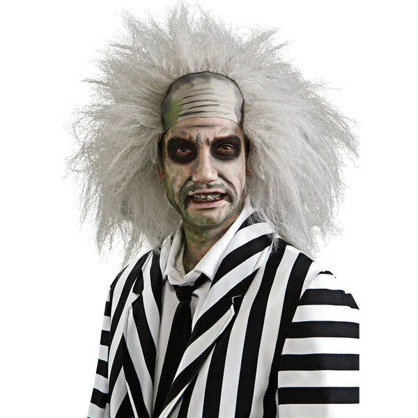 Peluca de BeetleJuice con Calva Pelucas Rubies