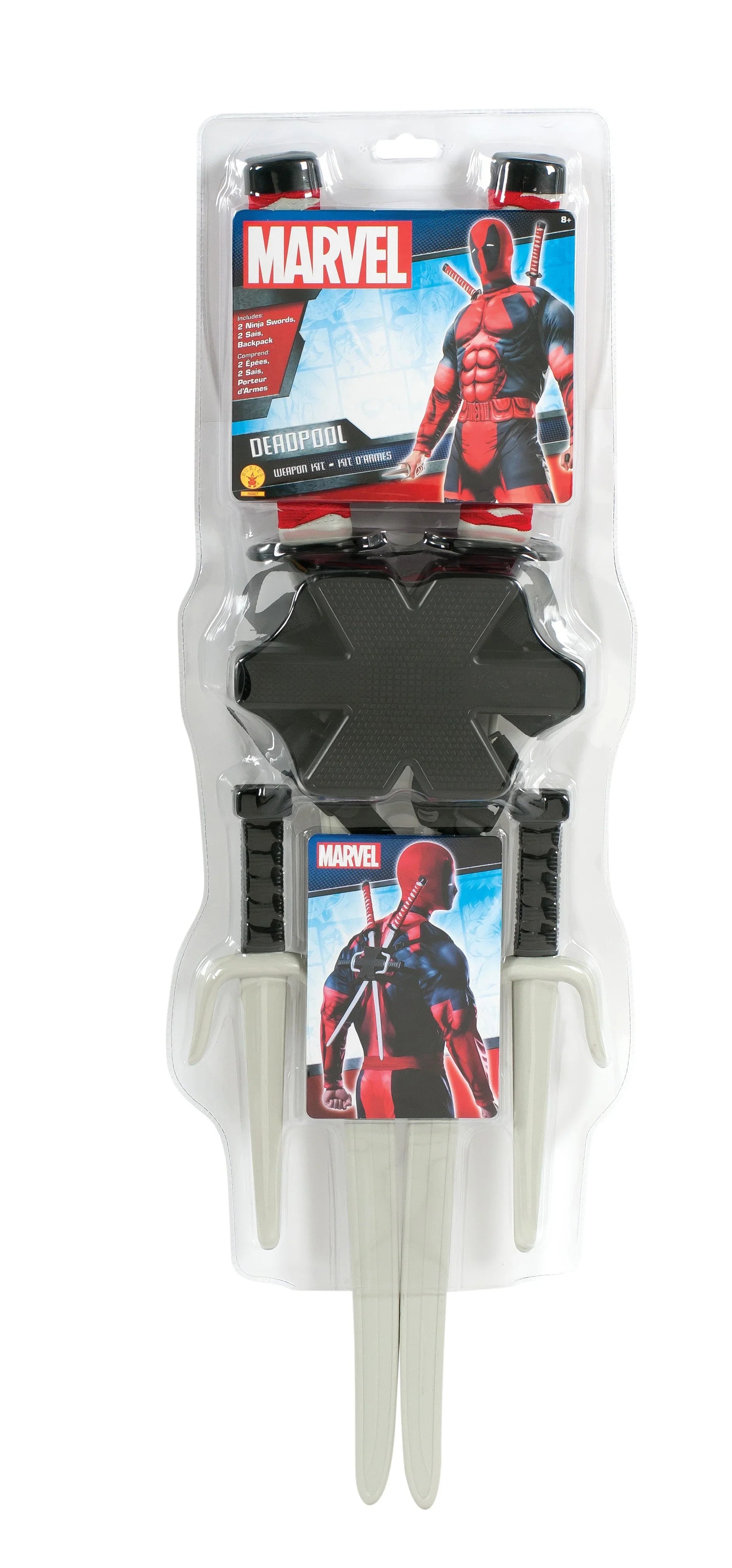 Kit Armas Deadpool Complementos Superhéroes Rubies