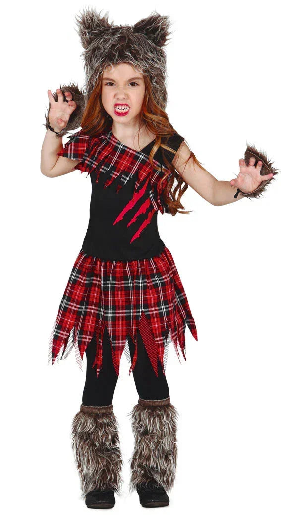 Disfraz de Loba para Niña Halloween Infantiles Guirca