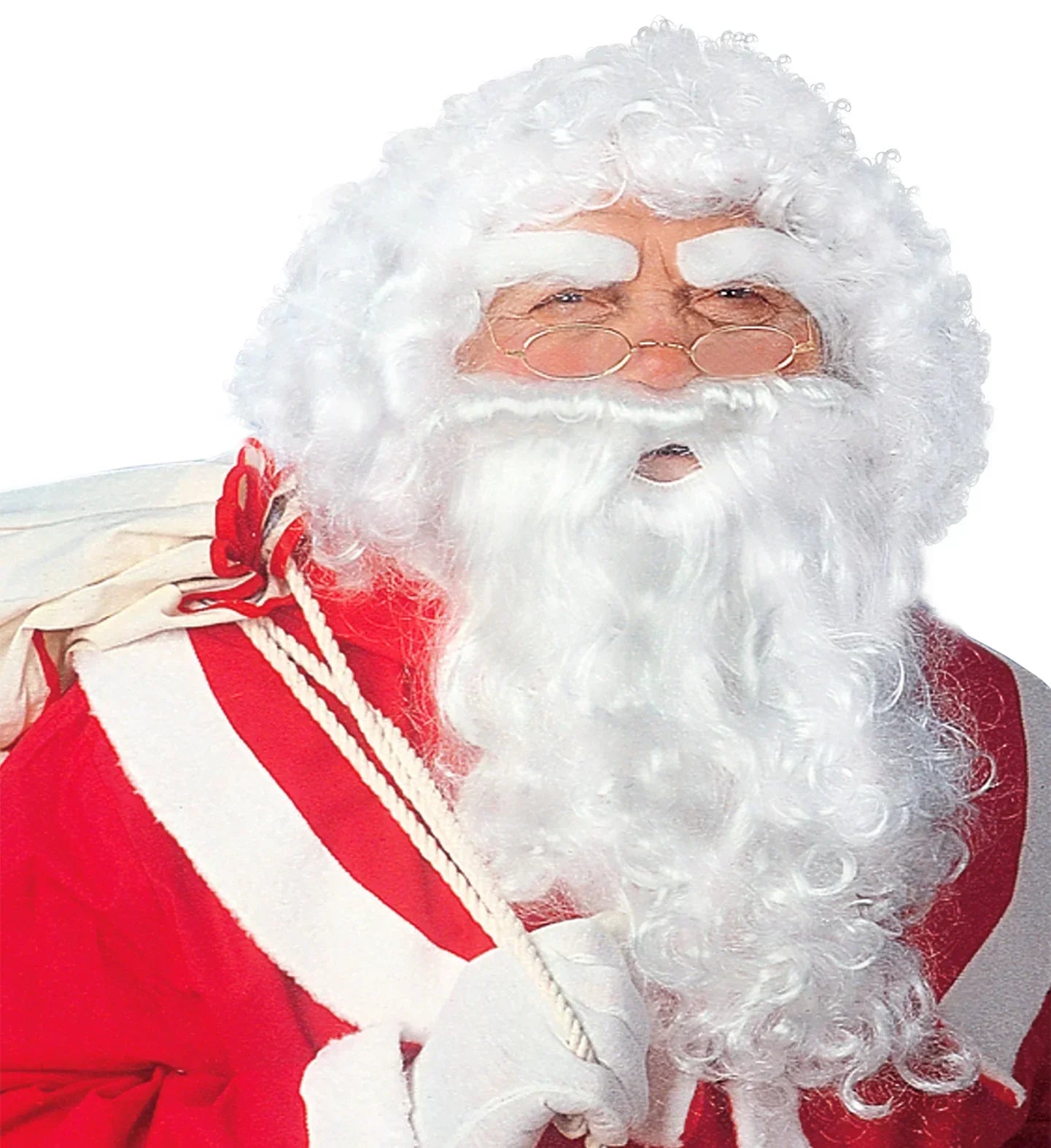 Kit de Papá Noel con Peluca, Barba y Cejas Barbas y Bigotes Widmann