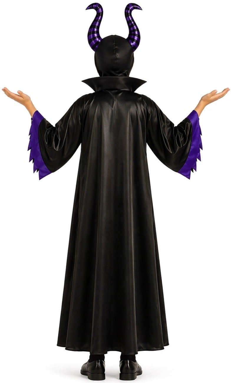 Klassisches Kinderkostüm der bösen Hexe Maleficent