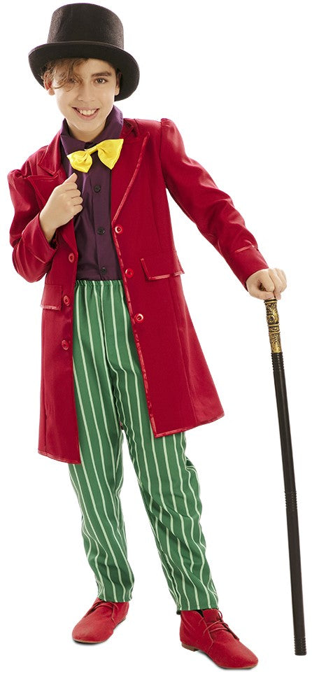Kostüm von Willy Wonka für Jungen