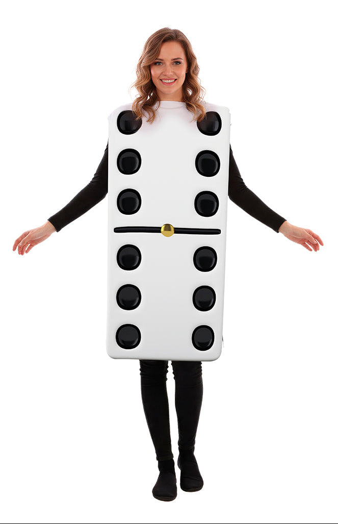 Domino-Figurkostüm 6x6 für Erwachsene