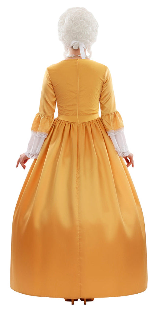 Kostüm Maria Antoinette in Goldfarbe für Damen