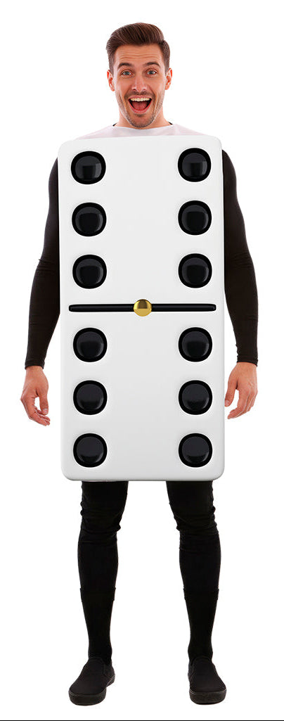 Domino-Figurkostüm 6x6 für Erwachsene