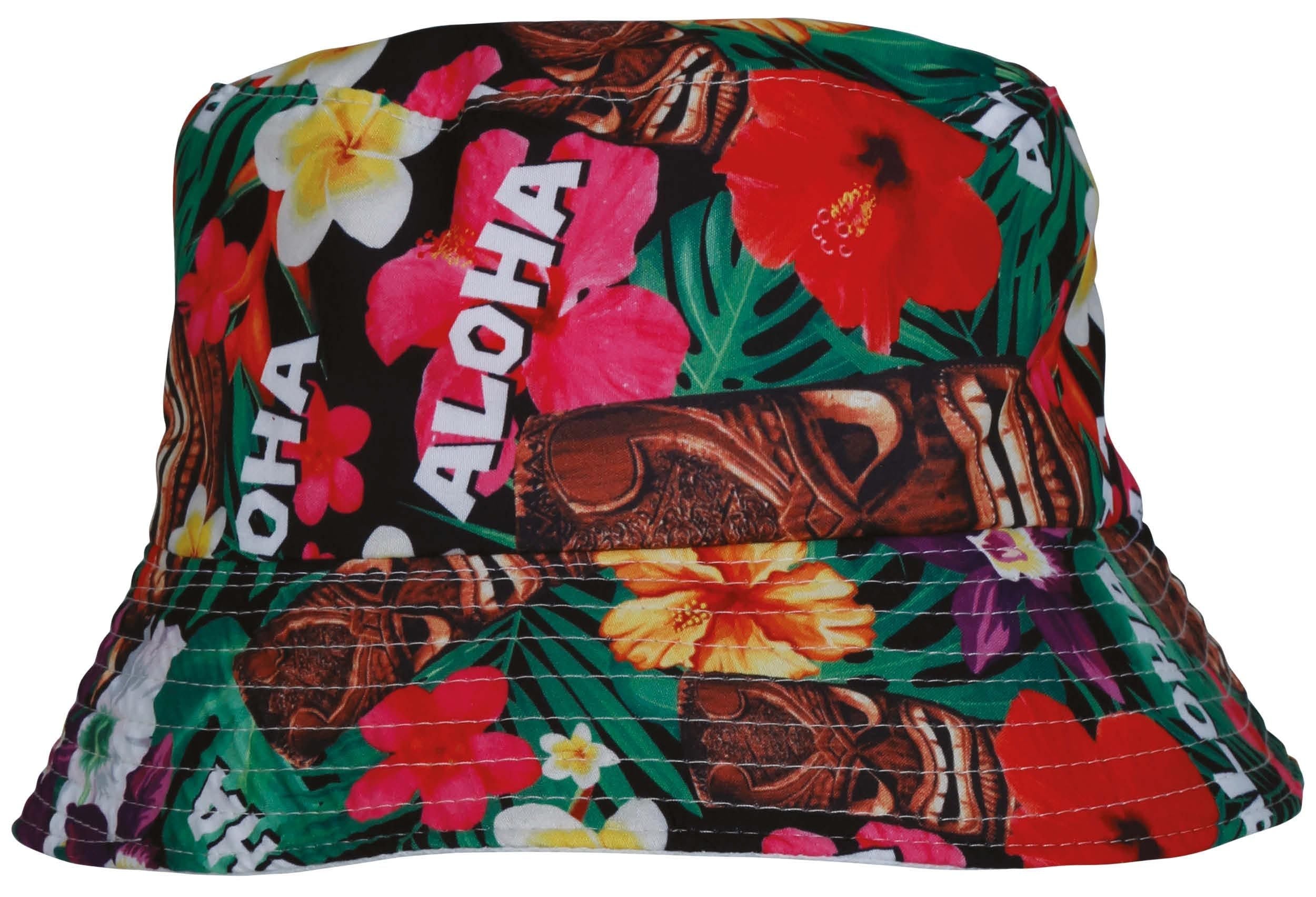 Hut mit hawaiianischem Aufdruck "Aloha" für Erwachsene