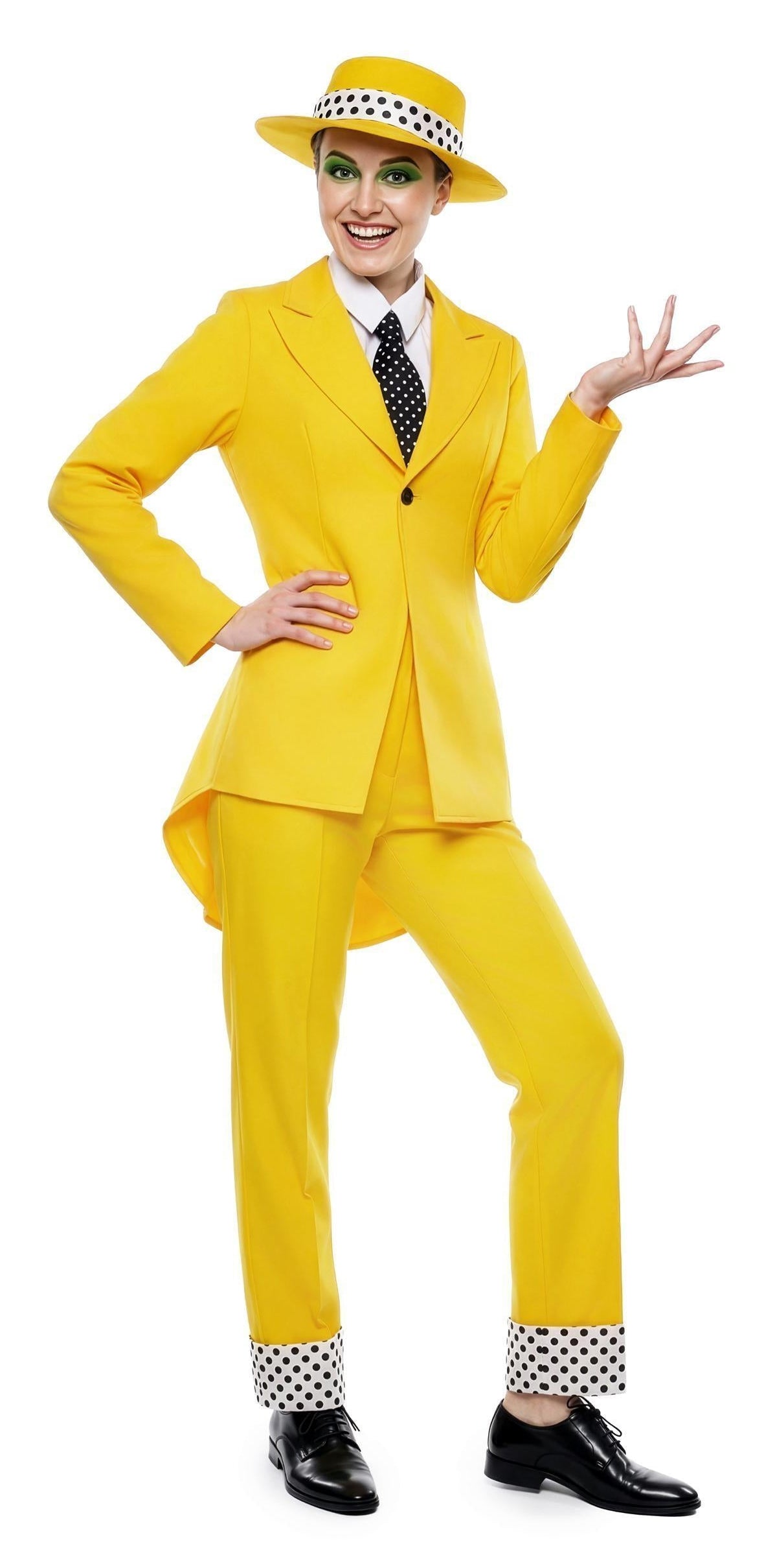 Gelbes Kostüm für Damen